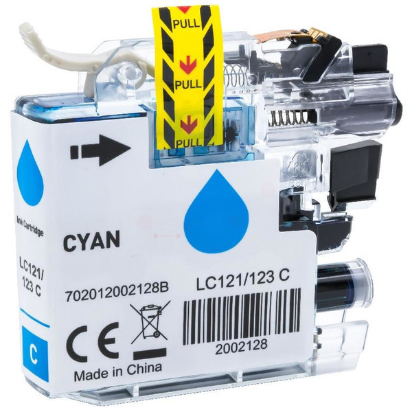 Premium Tinte ersetzt LC123C Cyan