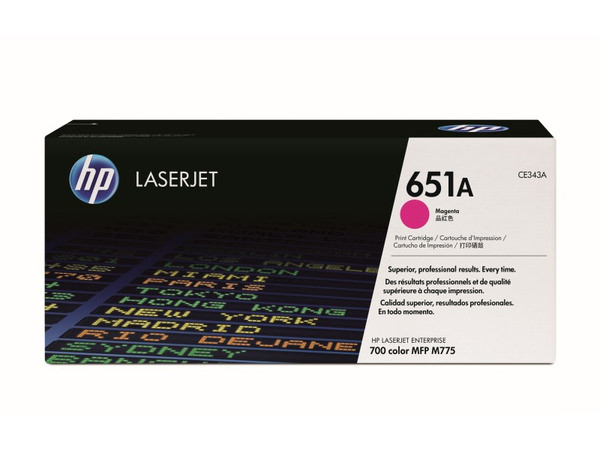 HP Toner CE343A, 651A