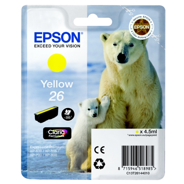 Epson Tinte C13T26144012, 26