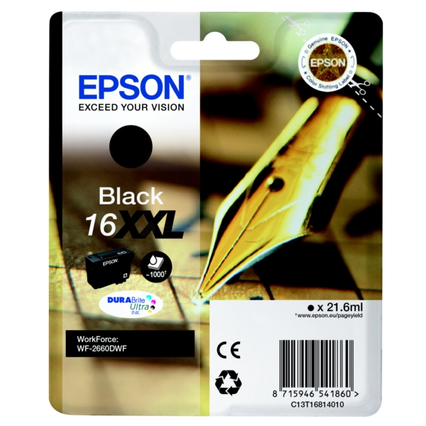 Epson Tinte C13T16814010, 16XXL