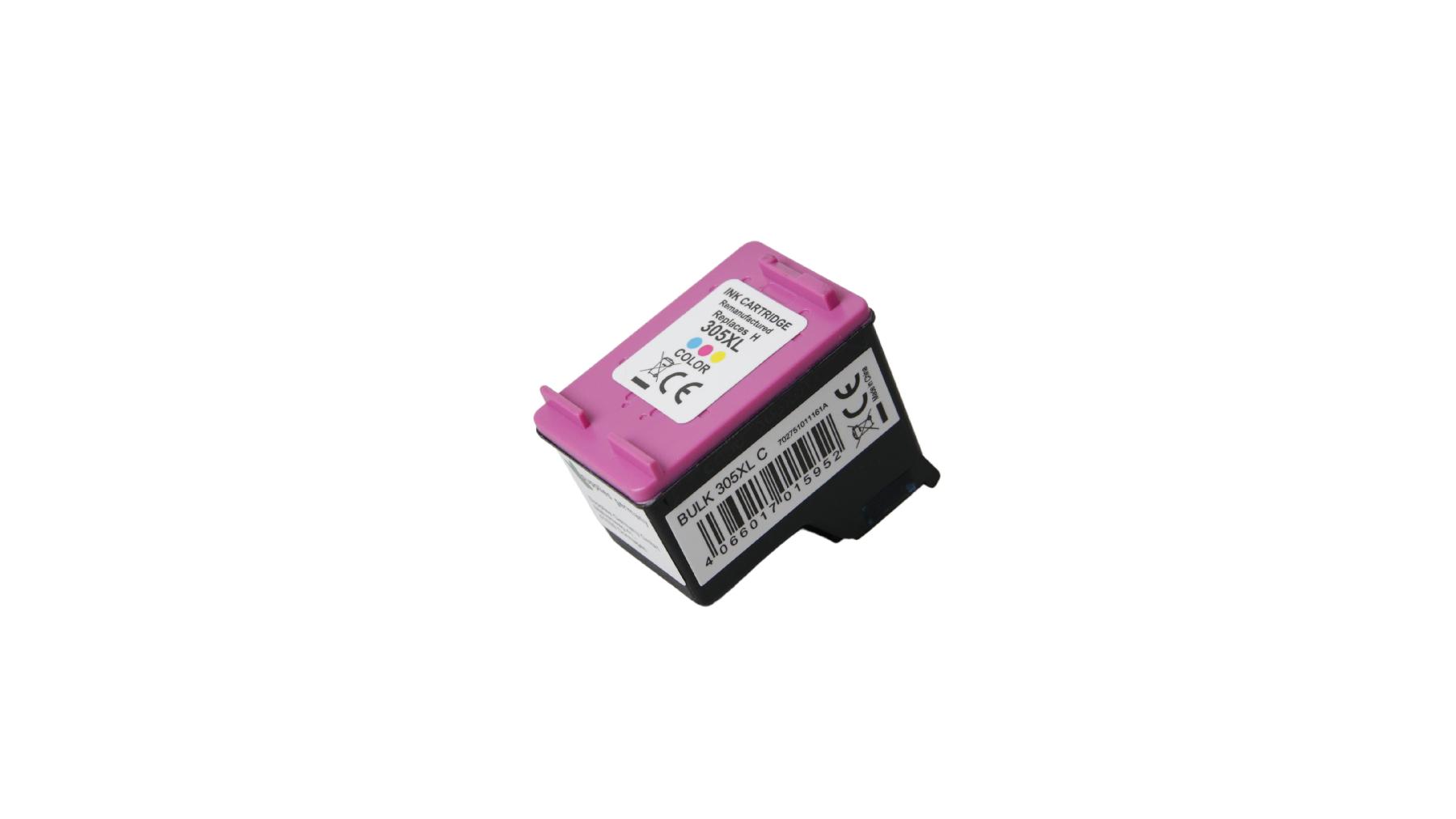 Premium Tinte ersetzt HP 3YM63AE, 305XXL Color Cyan, Magenta, Gelb