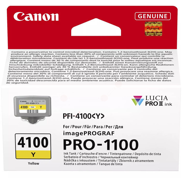 Canon Tinte 6780C001, PFI4100Y