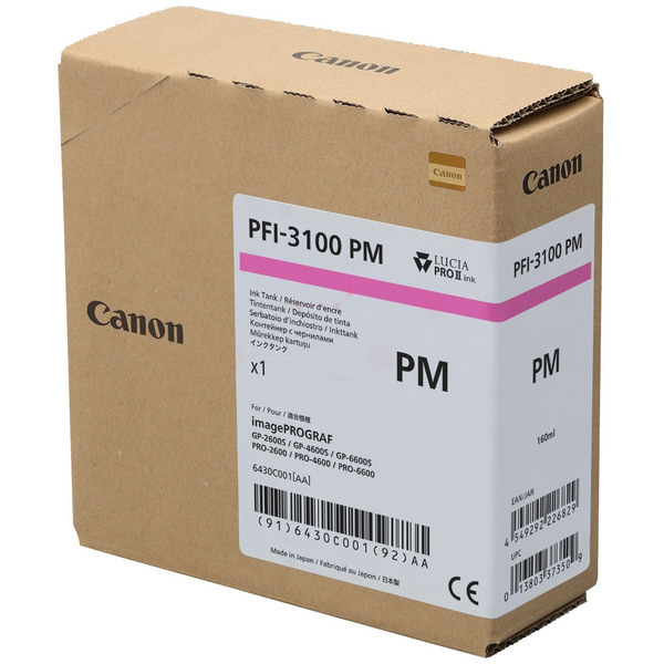 Canon Tinte 6430C001, PFI3100PM