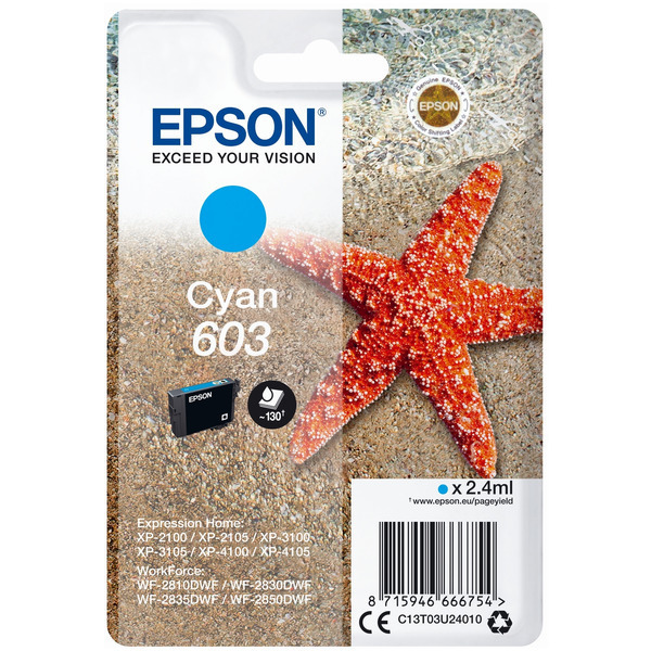 Epson Tinte C13T03U24010, 603