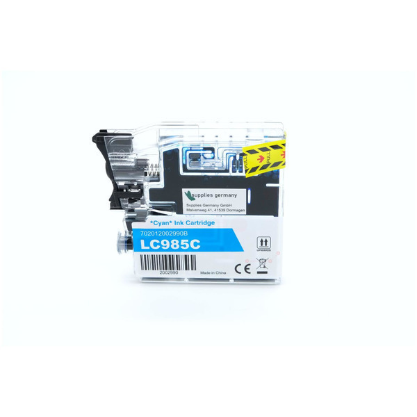 Premium Tinte ersetzt LC-985C Cyan