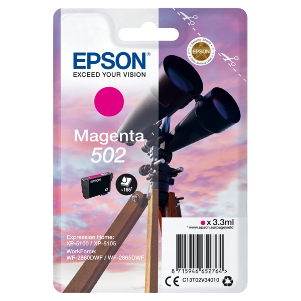 Epson Tinte C13T02V34010, 502