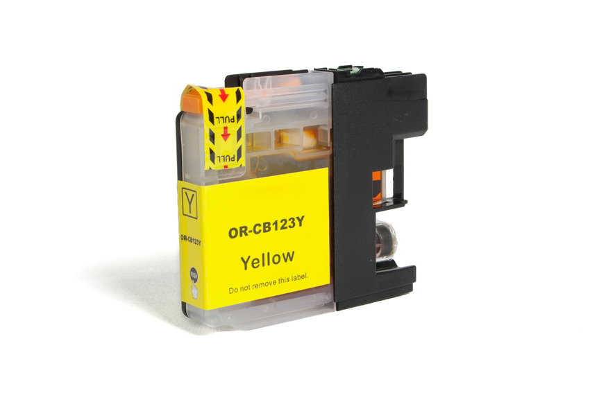 Premium Tinte ersetzt LC123Y Gelb