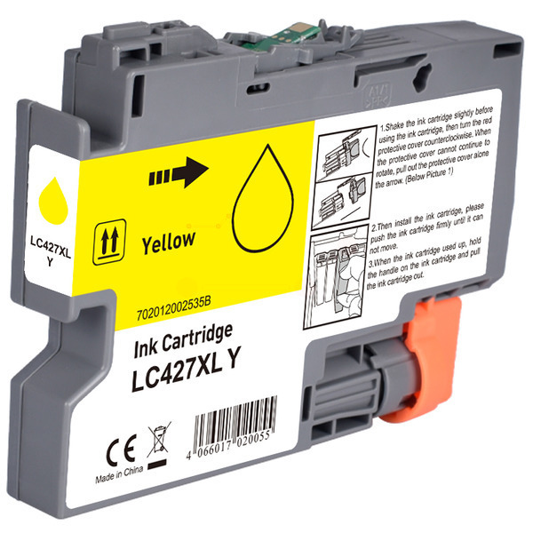 Premium Tinte ersetzt Brother LC-427XLY Gelb