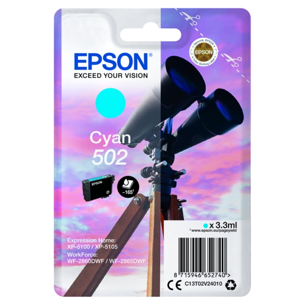 Epson Tinte C13T02V24010, 502
