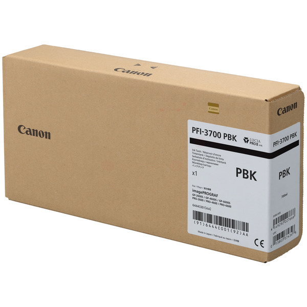 Canon Tinte 6444C001, PFI3700PBK