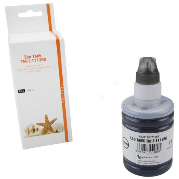 Premium Tinte ersetzt Epson C13T06B140, 113 Schwarz
