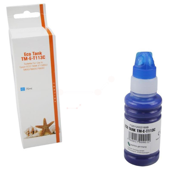 Premium Tinte ersetzt Epson C13T06B240, 113 Cyan