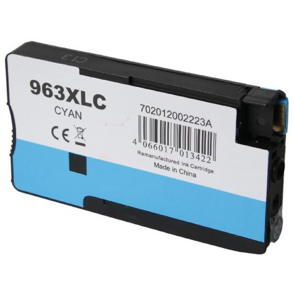 Premium Tinte ersetzt HP 3JA27AE, 963XL Cyan