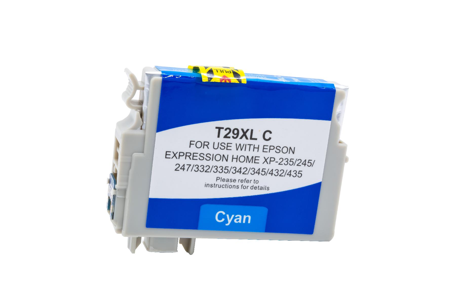 Premium Tinte ersetzt Epson C13T29924010, 29XL Cyan