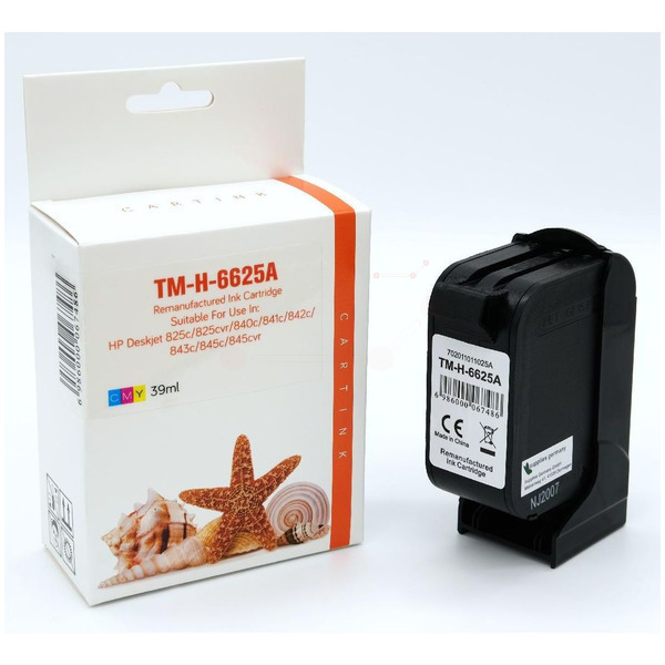 Premium Tinte ersetzt C6625A, No 17 Cyan, Magenta, Gelb