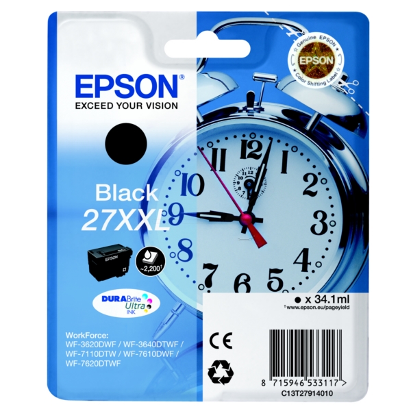 Epson Tinte C13T27914010, 27XXL
