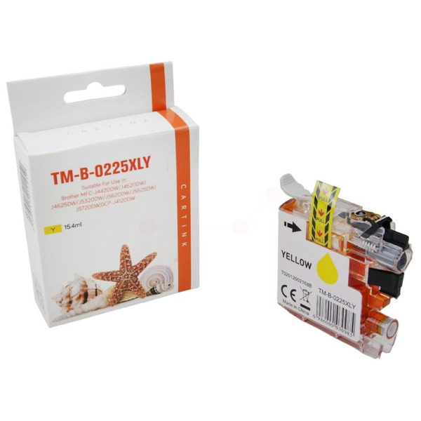 Premium Tinte ersetzt LC225XLY Gelb