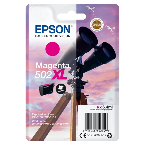 Epson Tinte C13T02W34010, 502XL