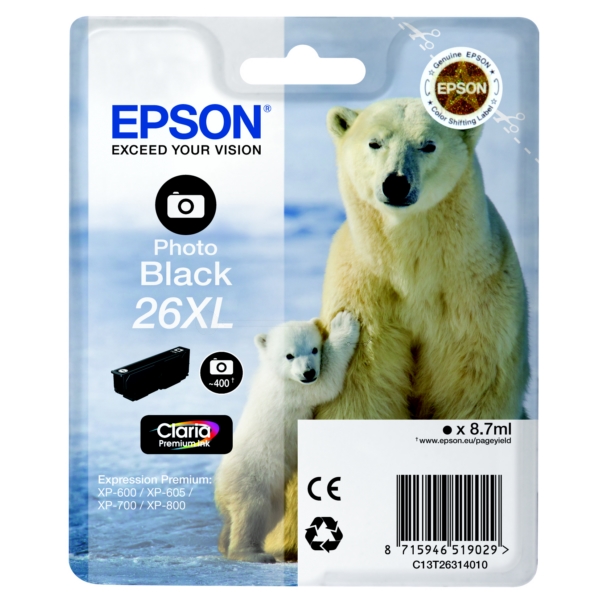 Epson Tinte C13T26314012, 26XL