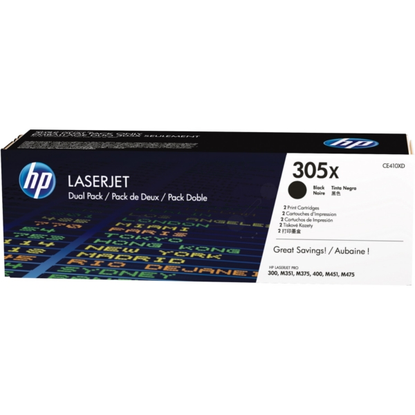 HP Toner CE410XD, 305X