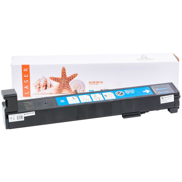 Premium Toner ersetzt HP CB381A Cyan