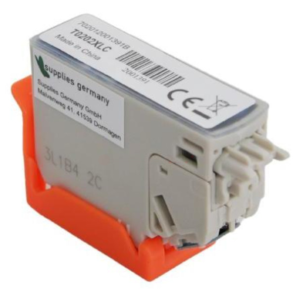Premium Tinte ersetzt Epson C13T02H24010, 202XL Cyan