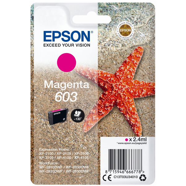 Epson Tinte C13T03U34010, 603