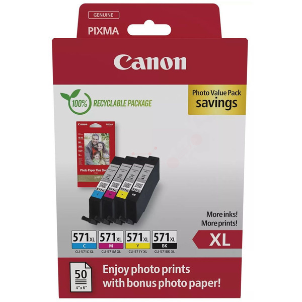 Canon Tinte 0332C006, CLI571XL
