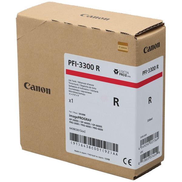 Canon Tinte 6438C001, PFI3300R