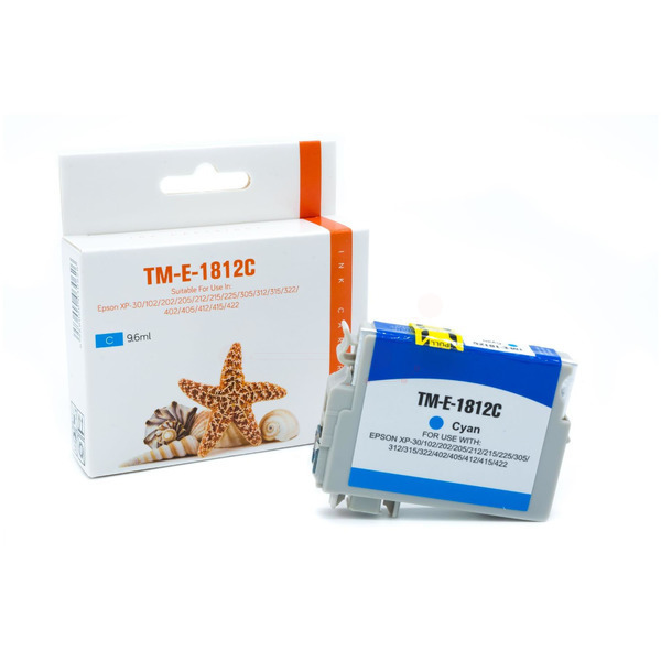 Premium Tinte ersetzt C13T18124010, 18XL Cyan