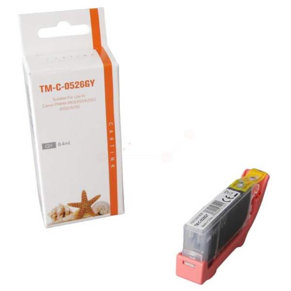 Premium Tinte ersetzt CLI-526GY, 4544B001 Grau