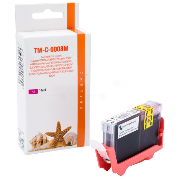 Premium Tinte ersetzt CLI-8M Magenta