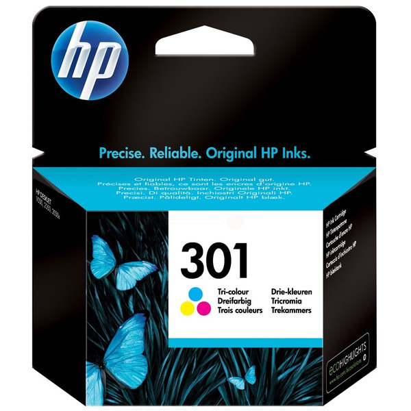 HP Tinte CH562EE, No 301