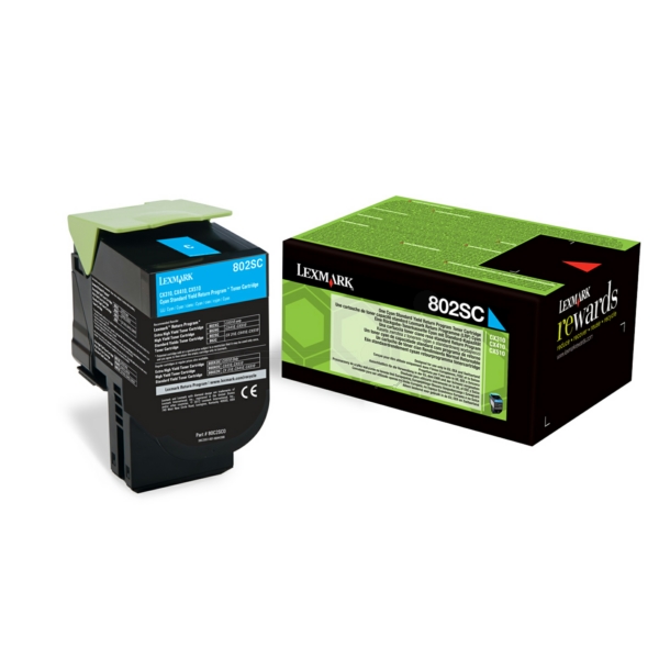 Lexmark Toner 80C2SC0, 802SC