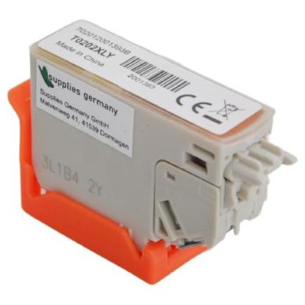 Premium Tinte ersetzt Epson C13T02H44010, 202XL Gelb