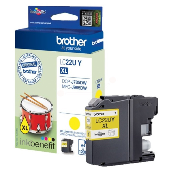 Brother Tinte LC22UY XL