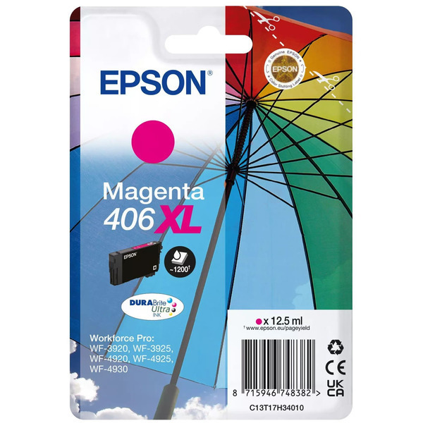 Epson Tinte C13T17H34010, 406XL