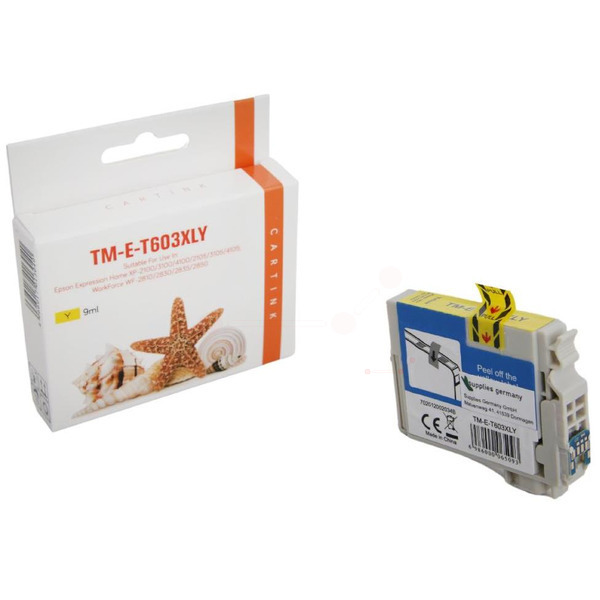 Premium Tinte ersetzt Epson C13T03A44010, 603XL Gelb