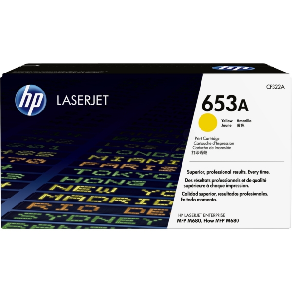 HP Toner CF322A, 653A