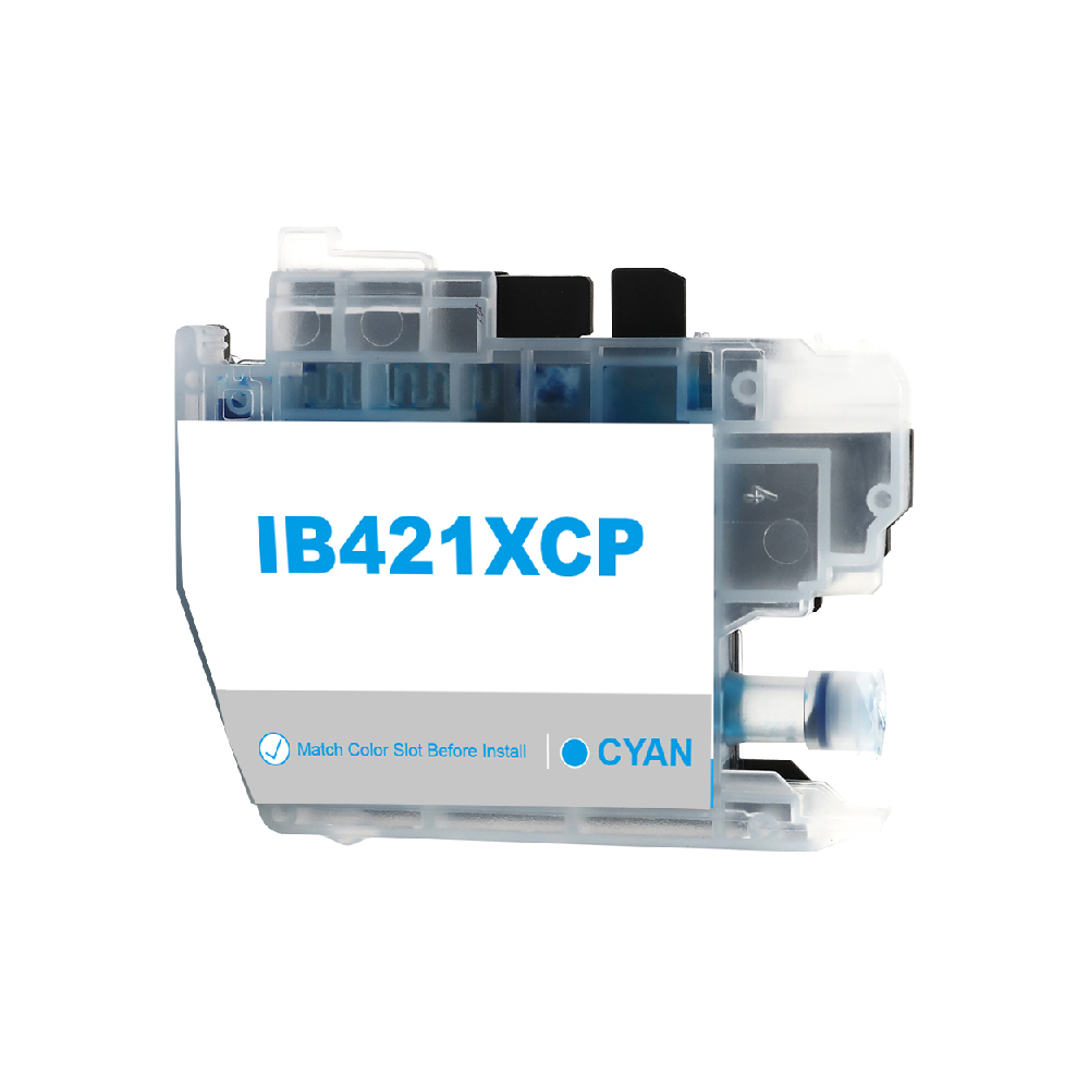 Premium Tinte ersetzt Brother LC-421XLC Cyan