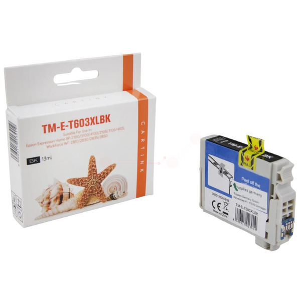 Premium Tinte ersetzt Epson C13T03A14010, 603XL Schwarz