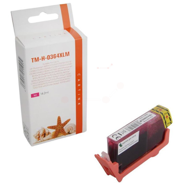 Premium Tinte ersetzt CB324EE, No 364XL Magenta