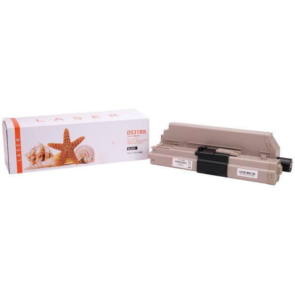 Premium Toner ersetzt OKI 44973508 Schwarz
