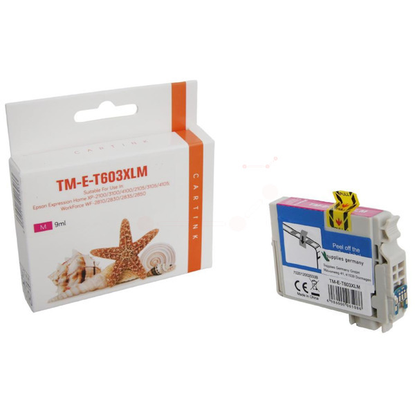 Premium Tinte ersetzt Epson C13T03A34010, 603XL Magenta