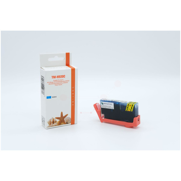 Premium Tinte ersetzt CD972AE, No 920XL Cyan