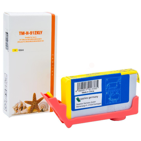 Premium Tinte ersetzt HP 3YL83AE, 912XL Gelb