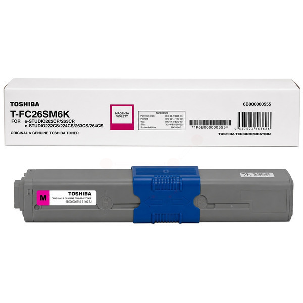 Toshiba Toner 6B000000555, TFC26SM6K