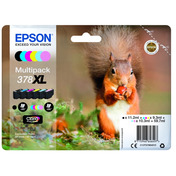 Epson Tinte C13T37984010, 378XL
