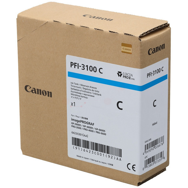 Canon Tinte 6423C001, PFI3100C