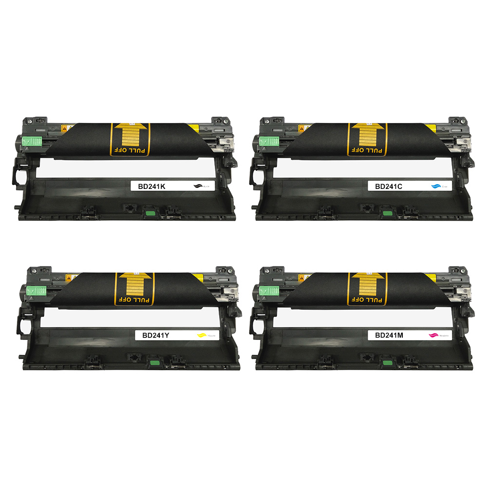 Premium Trommel ersetzt Brother DR-241CL Schwarz, Cyan, Magenta, Gelb